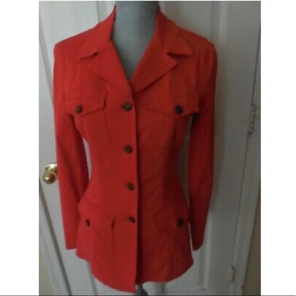 Moschino Button Down Jacket, Size Italy 44/ US10